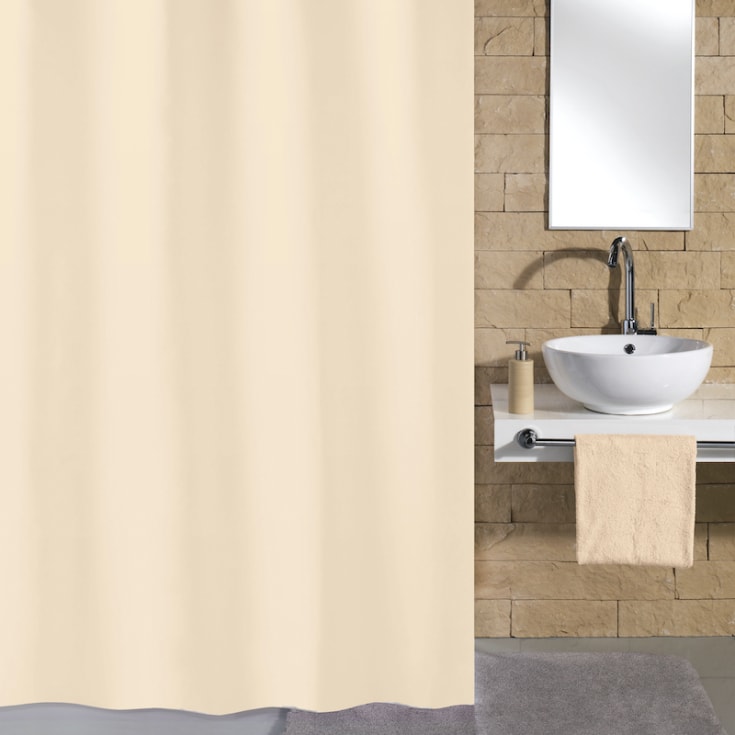 Kleine Wolke Rica dusjforheng, 180x200 cm, beige