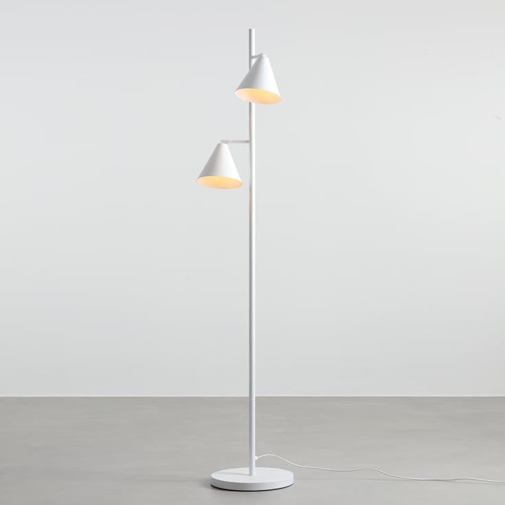 Aldex Form 2 gulvlampe, hvid