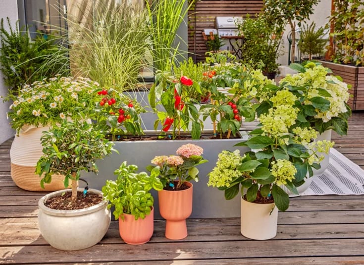 Gardena Micro-Drip-System terrassesett (30 planter)