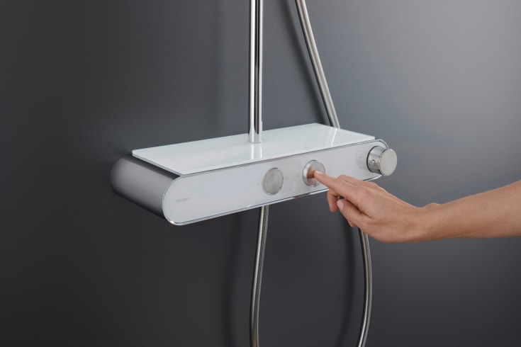 Duravit Shelf 1050 duschset, krom