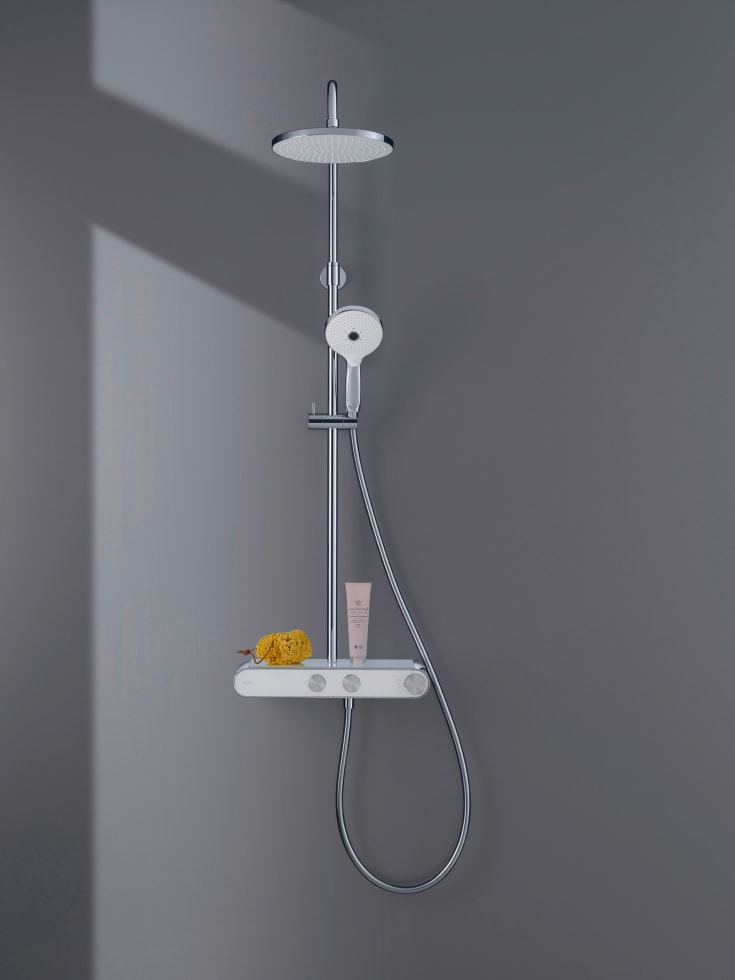 Duravit Shelf 1050 dusjsystem, krom