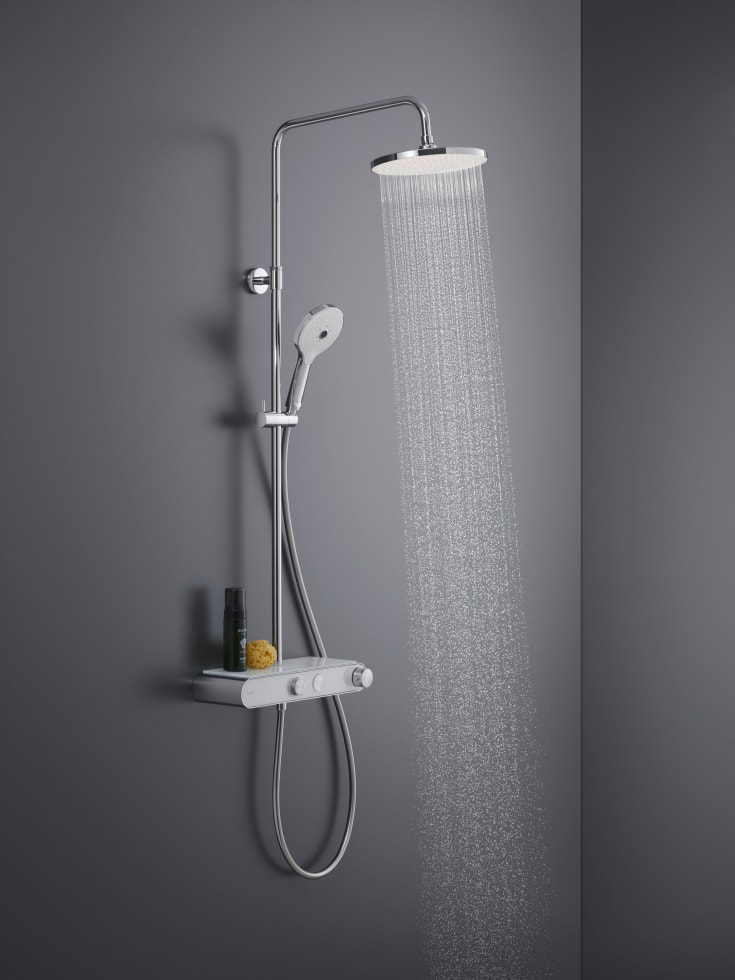 Duravit Shelf 1050 dusjsystem, krom