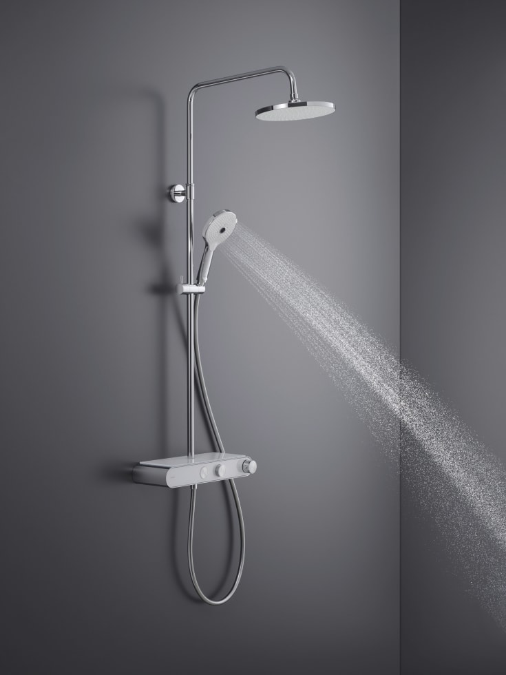 Duravit Shelf 1050 dusjsystem, krom