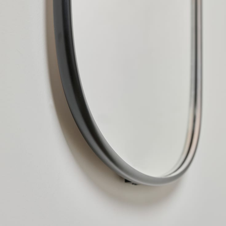 Loevschall Bloom speil, dimbar, touch, 59.8x100 cm, sort