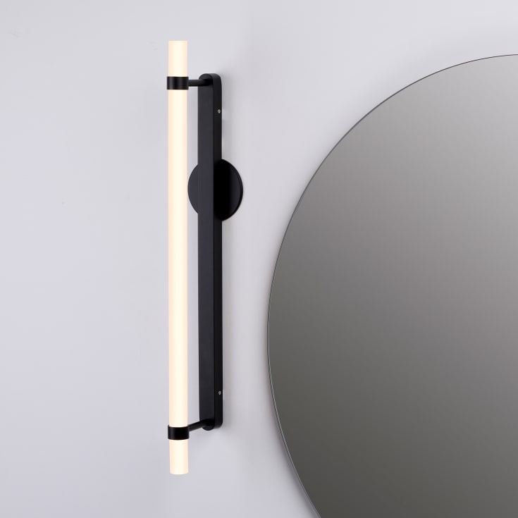 Loevschall Katana spegellampa, svart