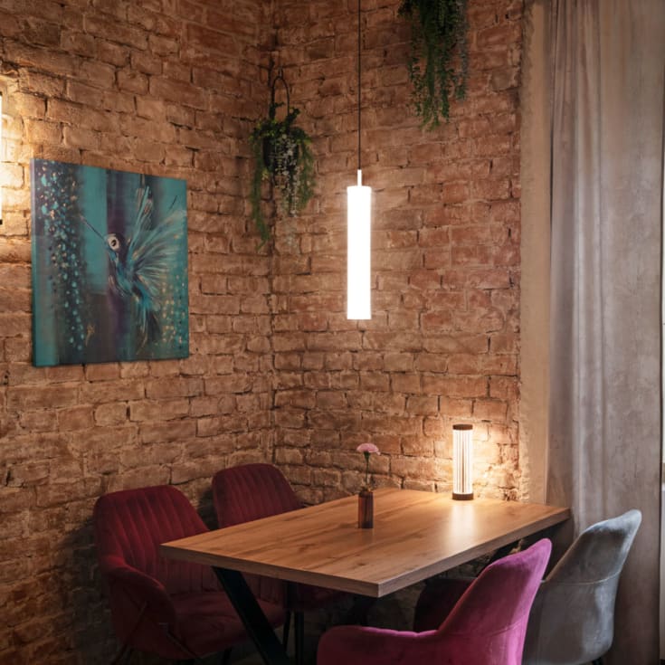 SLV Quimera bordslampa, koppar