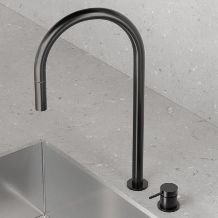 Scandtap Harmonized K2P kjøkkenbatteri, med uttrekkbar tut, shadow