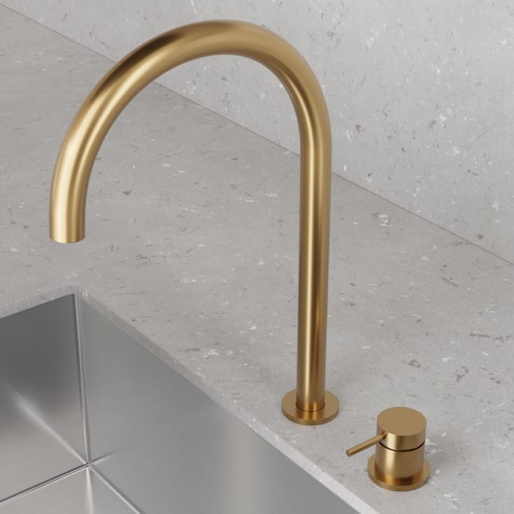 Scandtap Harmonised K2 köksblandare, borstad messing