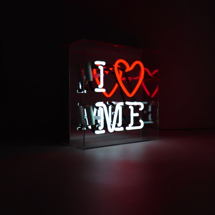 Locomocean I Love Me neonskilt