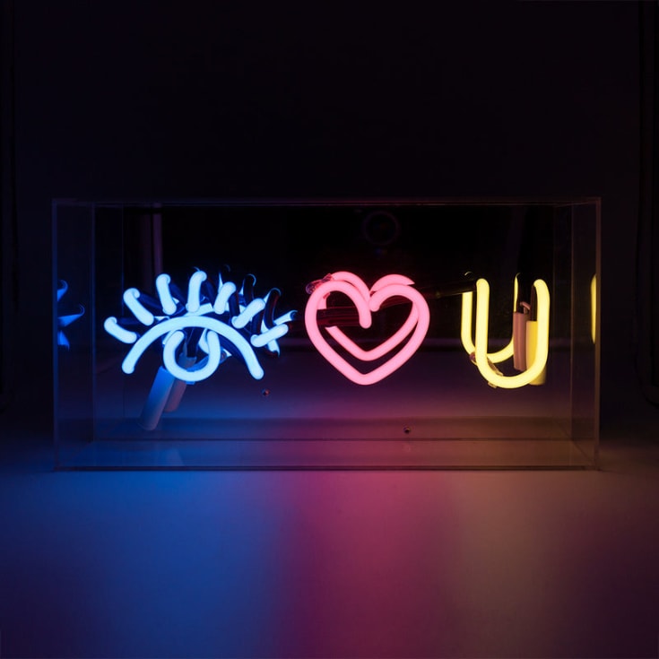 Locomocean Eye Love You neonskilt