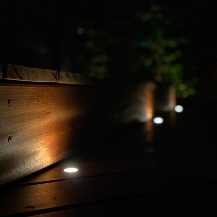 Light By Juhl Cosmos nedgravningsspot, Zigbee, rustfrit stål, 15-pak