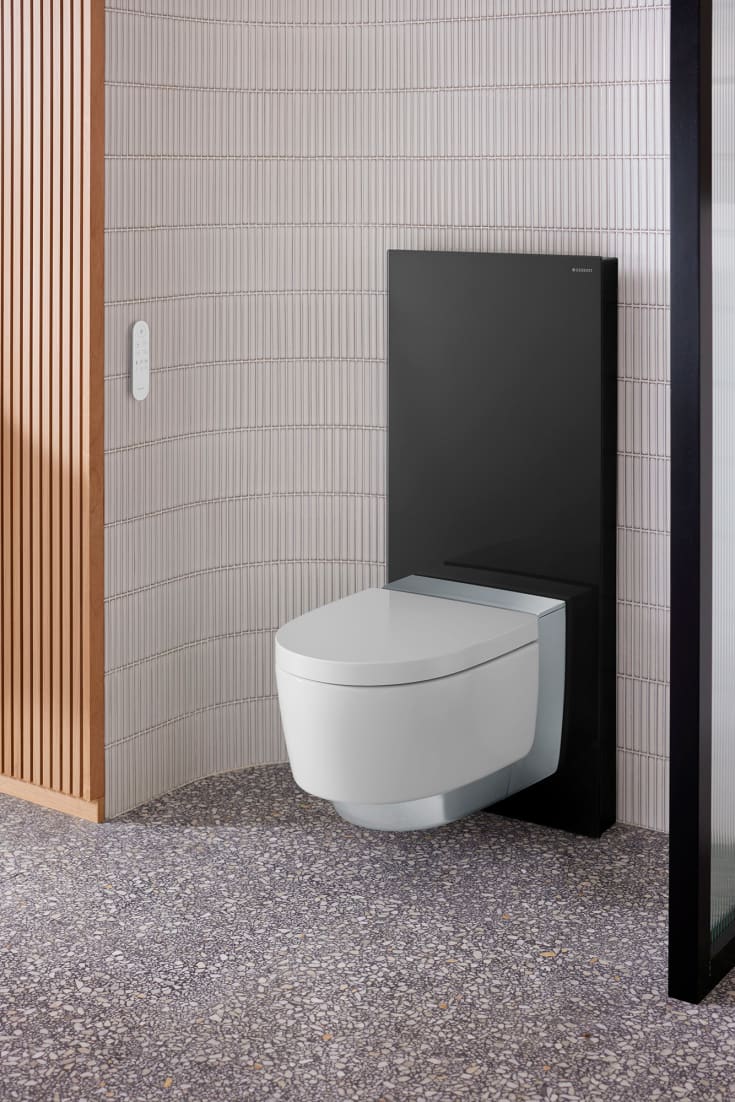Geberit AquaClean Mera Comfort  douchetoilet, uden skyllekant, rengøringsvenlig, hvid