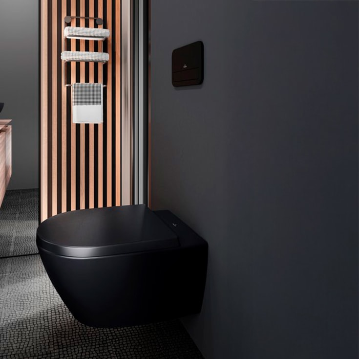 Villeroy & Boch ViConnect 200S betjeningsplade, mat sort