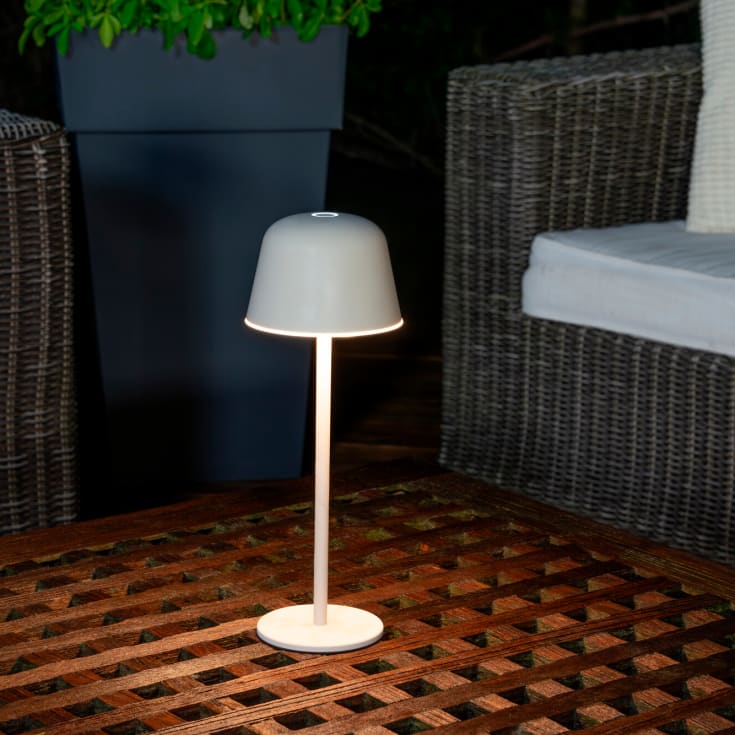 Ledvance Endura Style oppladdningsbar bordlampe, beige