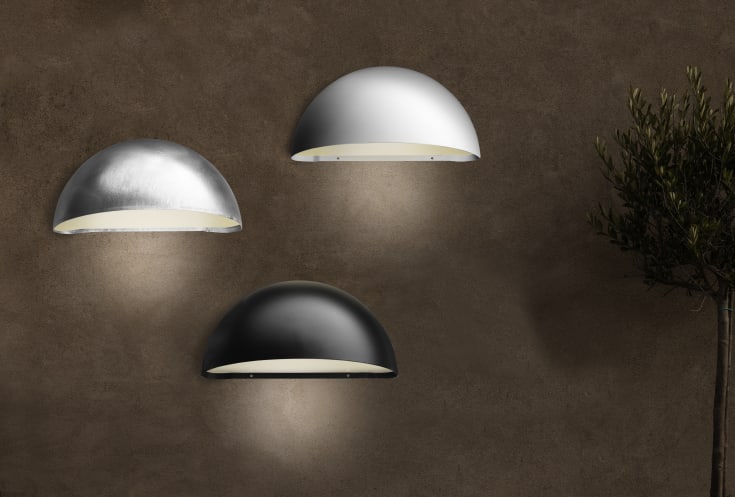 Lumenlight Bolero vägglampa utomhus, galvaniserat stål