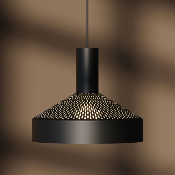 Sackit Dawn pendel, Ø25 cm, svart