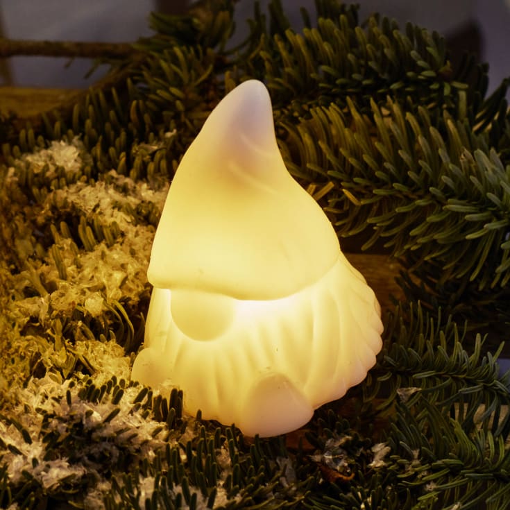 Sirius Coco nisse med ljus, 12 cm