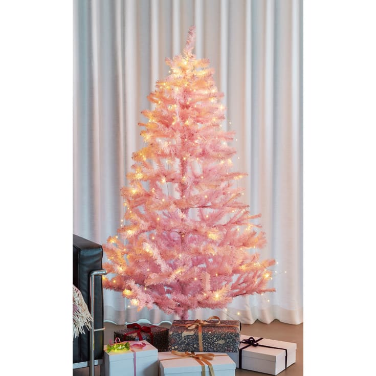 Sirius Pinky plastgran med belysning, 180 cm