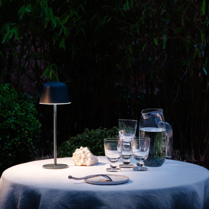 Ledvance Endura Style genopladelig bordlampe, grå
