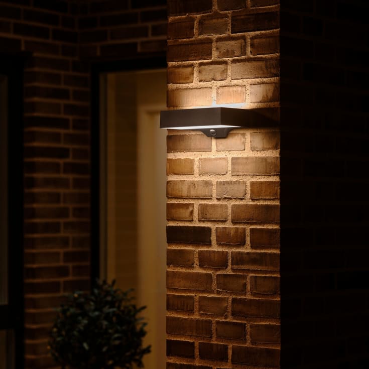 Nordlux Monay Square solcell vägglampa