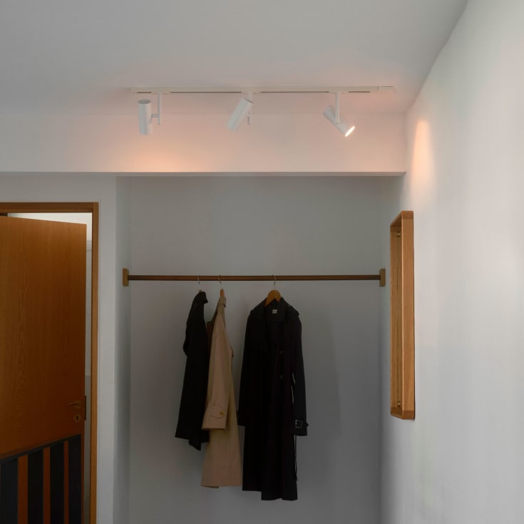 Nordlux Jerome Link 3 skinnespots + 1 meter strømskinne, hvid