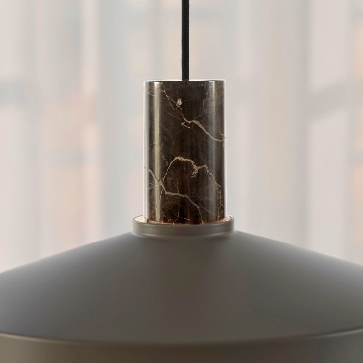 Nordlux Elvas Marble pendel, brun