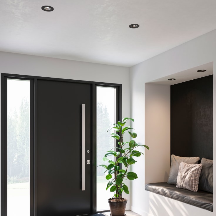 Nordlux Smart Don indbygningsspot, sort