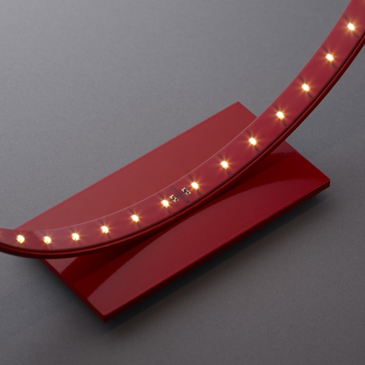 Le Deun Luminaires Micro bordslampa, röd