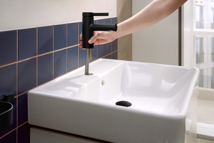 Hansgrohe Zesis S 70 tvättställsblandare, matt svart