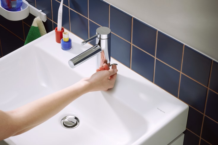 Hansgrohe Zesis S 100 tvättställsblandare, krom