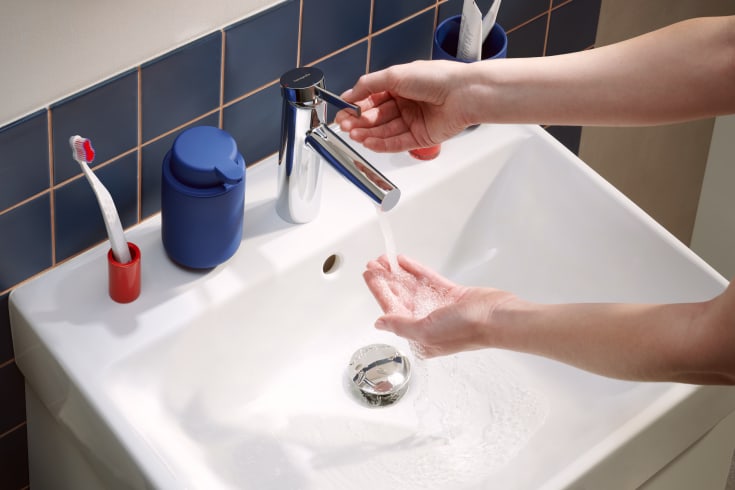 Hansgrohe Zesis S 100 tvättställsblandare, krom