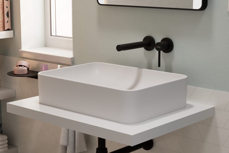 Hansgrohe Zesis S tvättställsblandare, matt svart