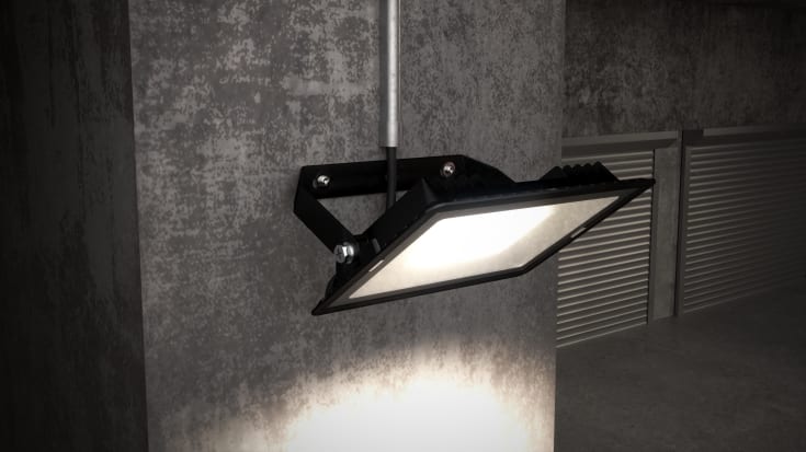Ansell Lighting Eden flomlys, 100W, 3000K