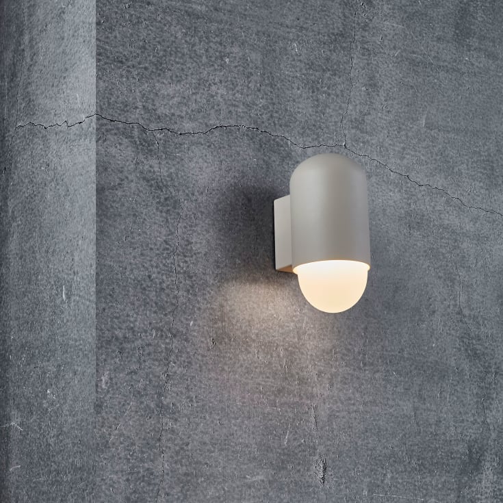 Nordlux Heka vägglampa utomhus, beige