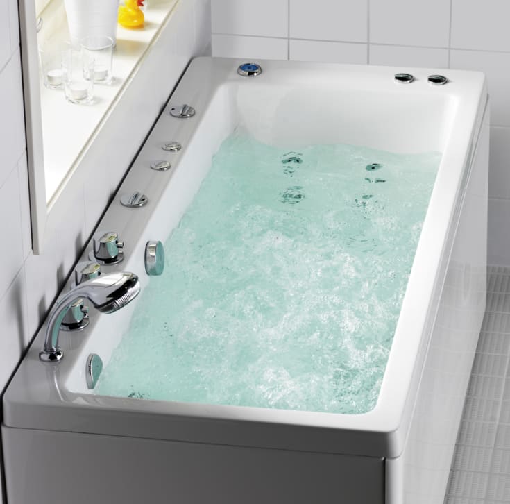 Hafa Lime 160Sq Premium boblebad, 1600x700 mm, akryl, hvit