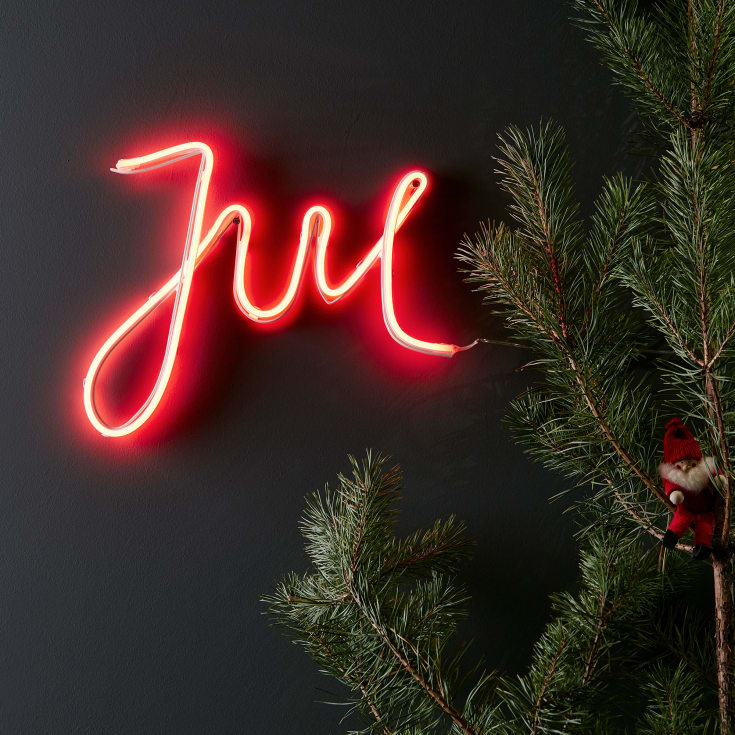 Markslöjd Jul neonskylt