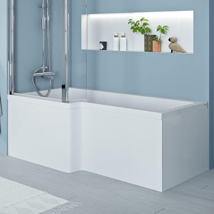 Strømberg Quantum frontpanel til badekar, 1500 x 540 mm