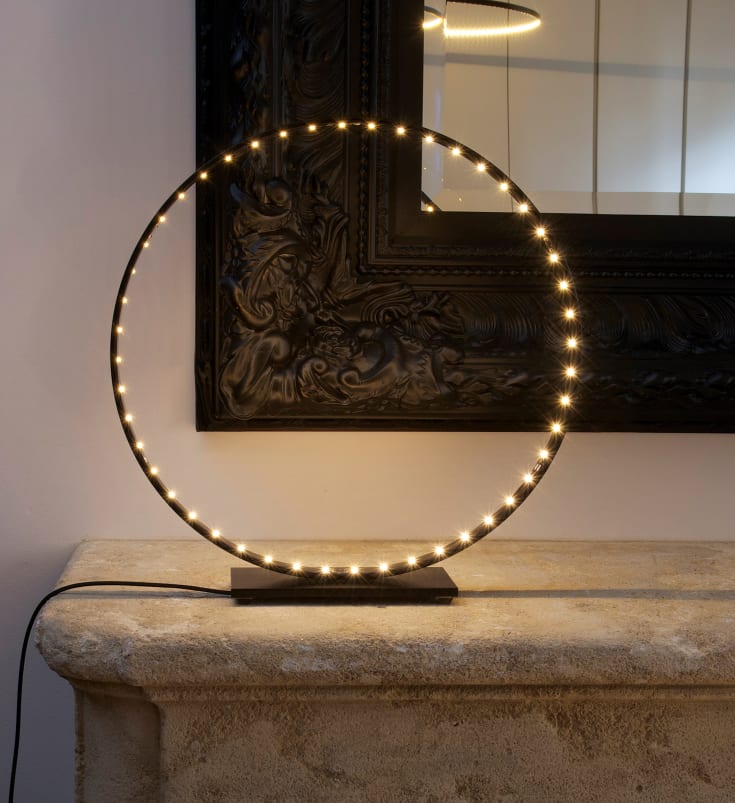 Le Deun Luminaires Micro bordslampa, svart