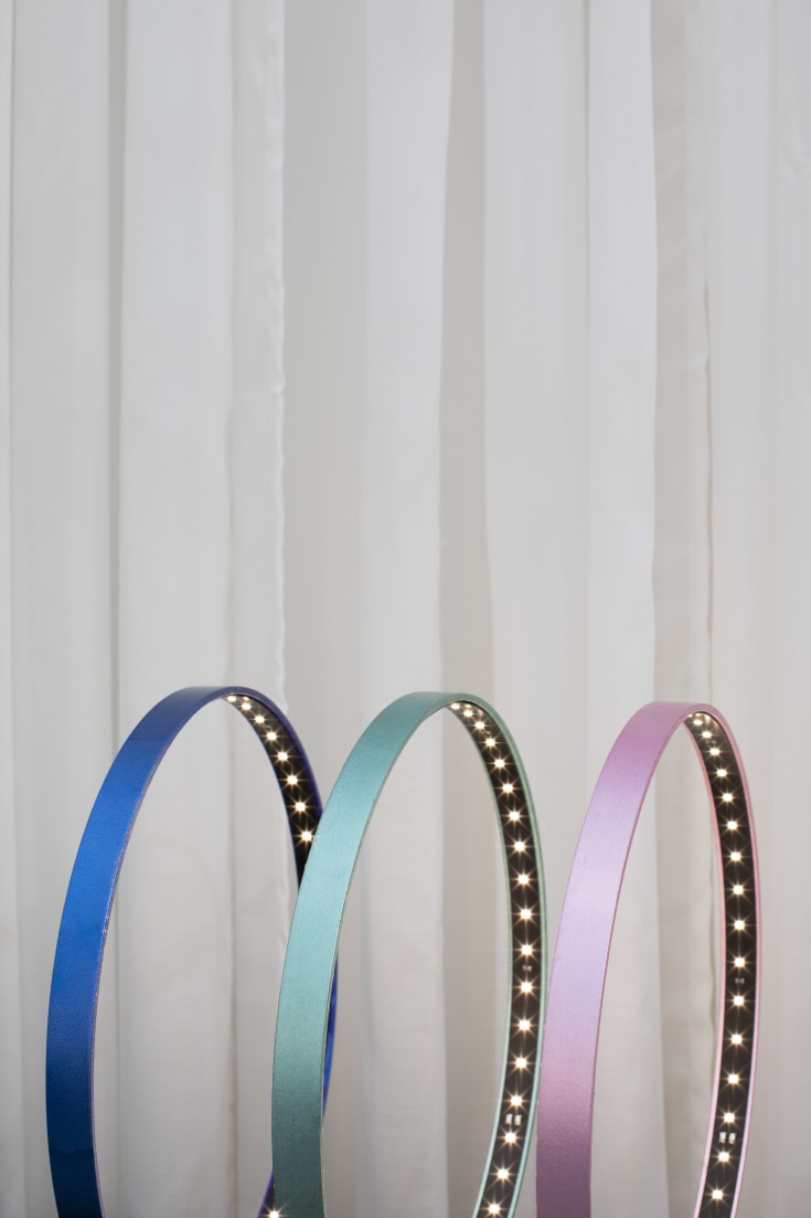 Le Deun Luminaires Bordslampa Micro, blå