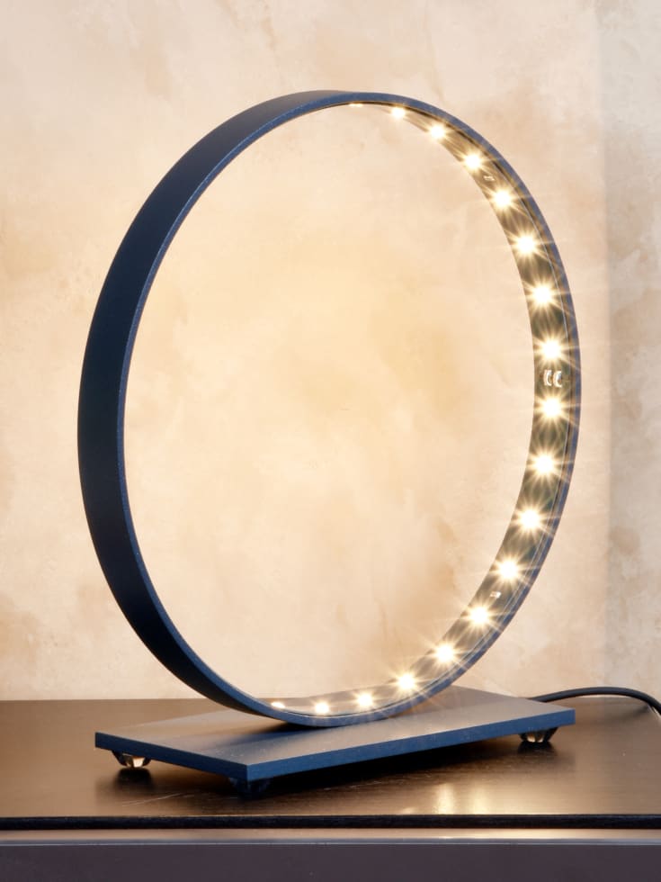 Le Deun Luminaires Bordslampa Micro, blå