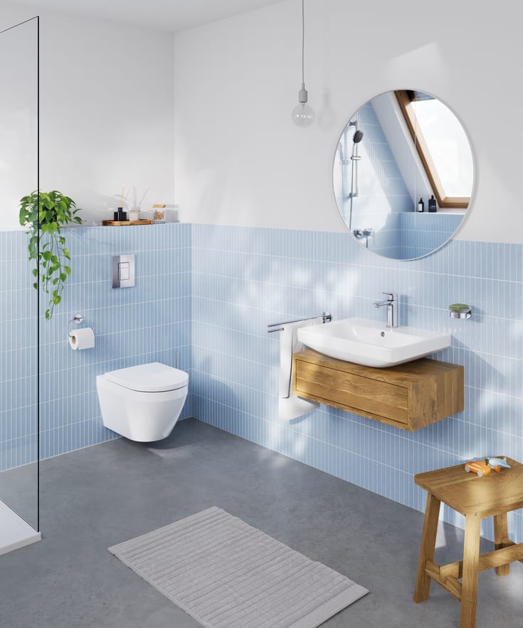 Grohe Euro tvättställ, 55x44 cm, vit