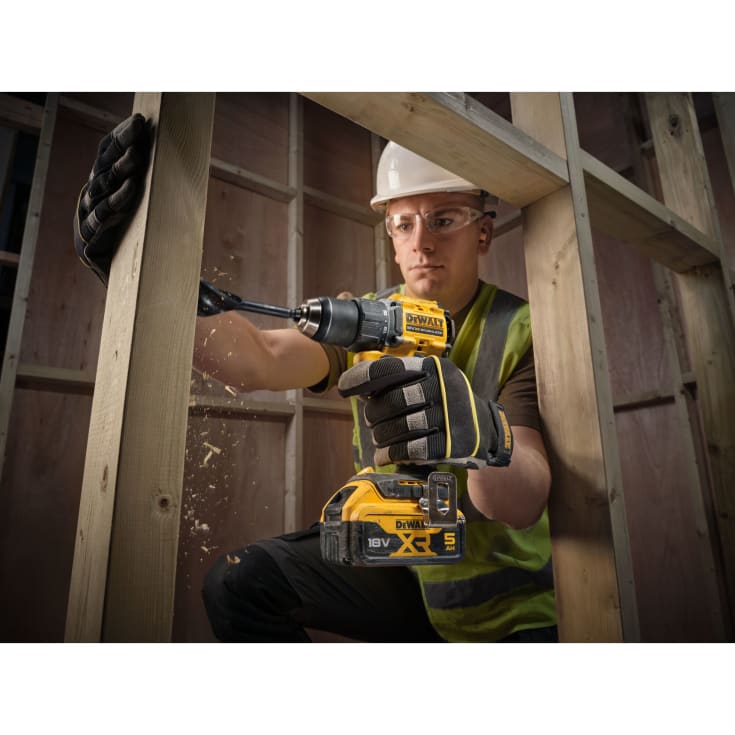 DeWalt 18V XR DCD794P2T-QW boremaskine, 2 stk. 18V x 5.0 Ah
