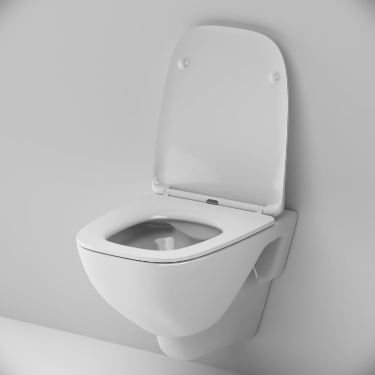 AM.PM X-Joy væghængt toilet, uden skyllekant, hvid
