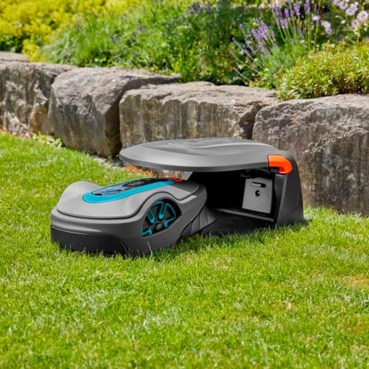 Gardena garage till Sileno robotgräsklippare