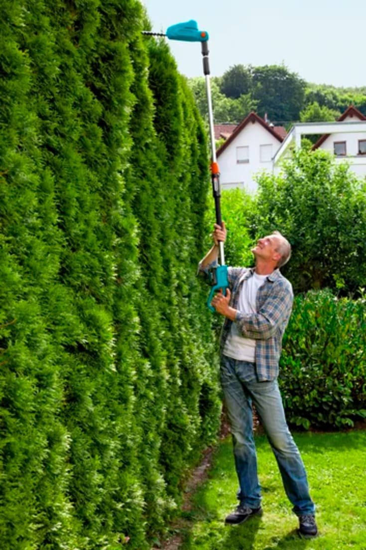Gardena batteri teleskopisk hekk trimmer, 42/18v p4a, med batteri og lader
