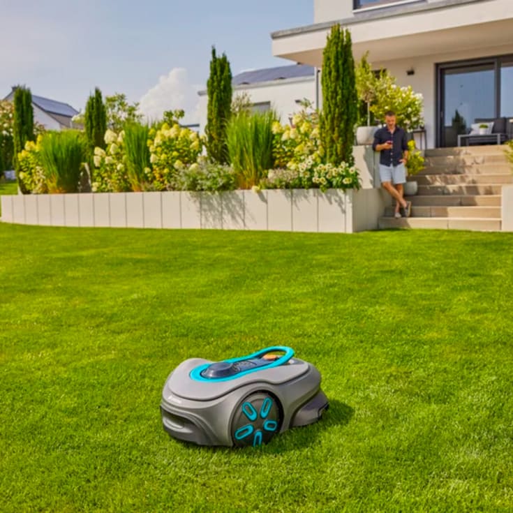 Gardena Sileno robotgressklipper, GPS og appstyring, 1000 m², grå