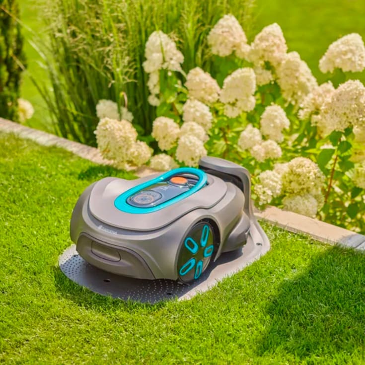 Gardena Sileno Max 800 robotgressklipper, med kabel og appstyring, 800 m², grå