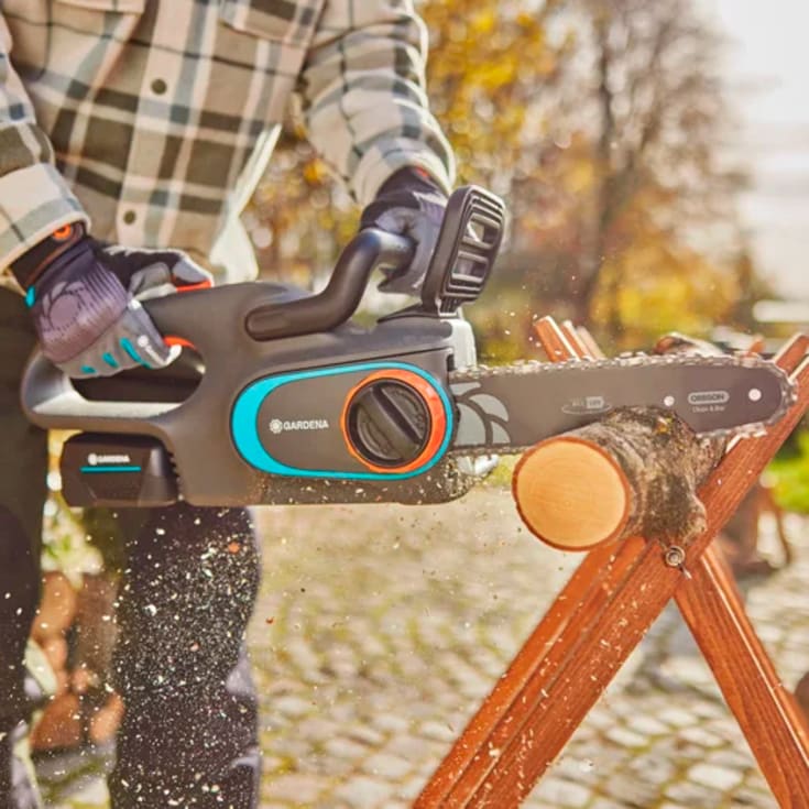 Gardena PowerSaw motorsag, batteridrevet, 25 cm sverd, 18V, blå