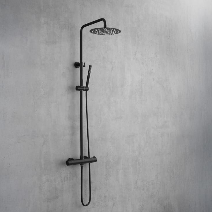 Lavabo Safira dusjsett, matt sort