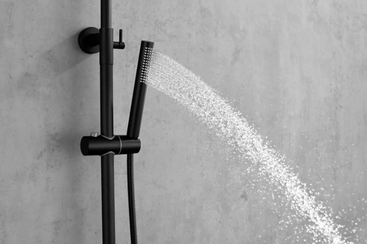 Lavabo Safira dusjsett, matt sort